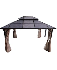 Streamdale Furniture aluminum double-top sun canopy