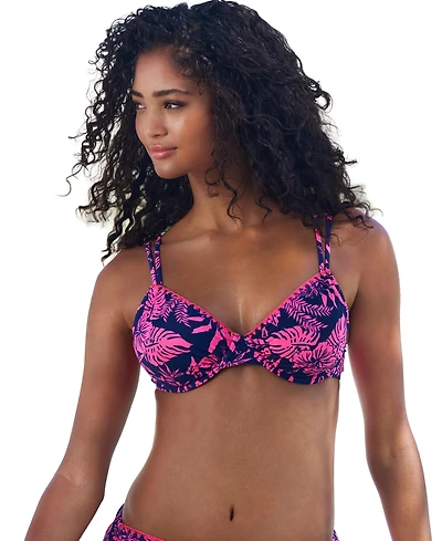 Lascana Women's Tropical Underwire Bikini Swimsuit Top Bra Sizing