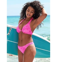 Lascana Women's Tropical Underwire Bikini Swimsuit Top Bra Sizing