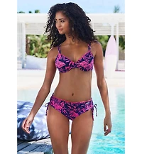 Lascana Women's Tropical Mid Rise Bikini Swimsuit Bottom