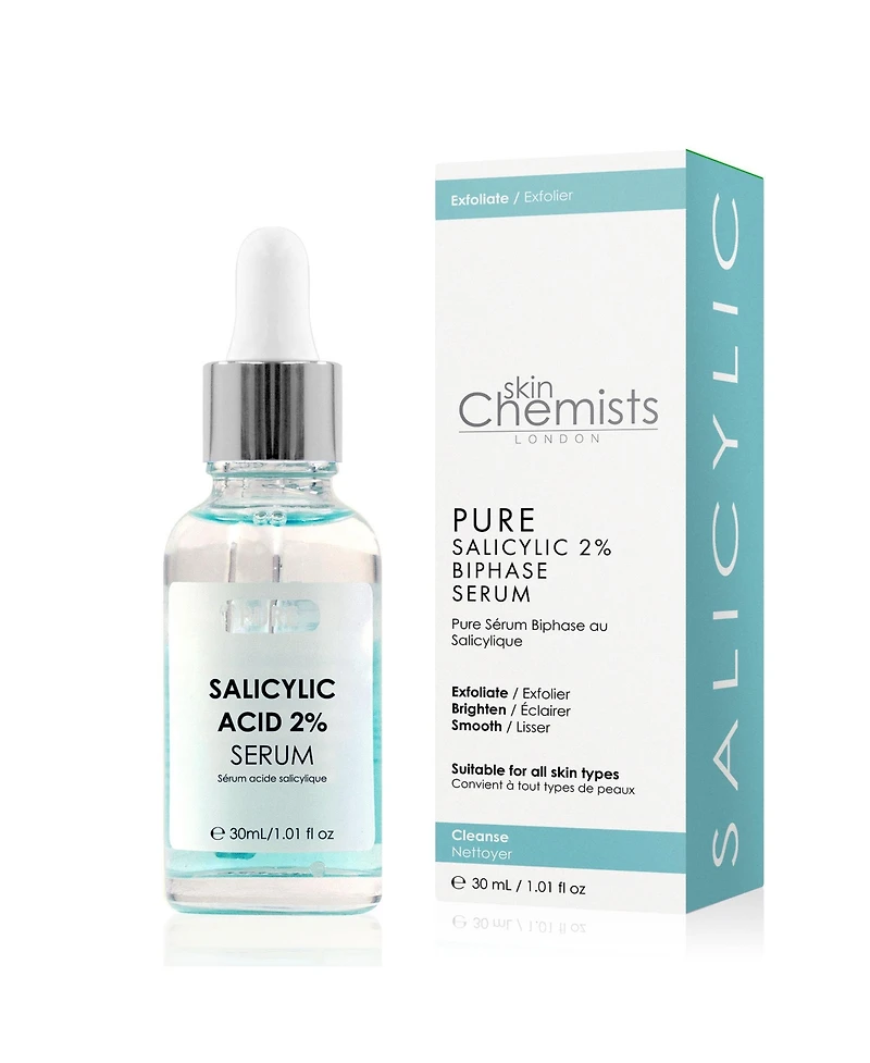 skinChemists Pure Salicylic Acid 2% Biphase Serum 30ml