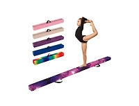 Hongge 9 Ft Folding Gymnastics Balance Beam with Anti-slip Base and Pine Wood Frame