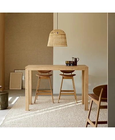Tikamoon Eden solid oak bar table