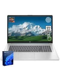 Hp Essential 17.3 Hd Laptop Amd Ryzen 5 7430u 16gb Ram Amd Radeon Graphics Windows 11 Pro Blue