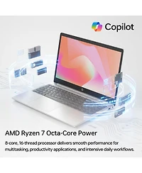 Hp Essential 15.6" Traditional Laptop Amd Ryzen 7 64GB Ram Amd Radeon Graphics 2TB Ssd Storage Windows 11 Pro 60Hz