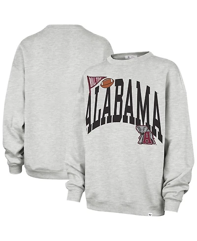 '47 Brand Women's Gray Alabama Crimson Tide Icon Fleece Sweatshirt