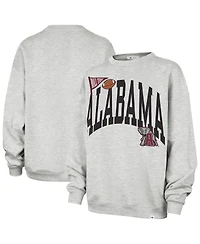 '47 Brand Women's Gray Alabama Crimson Tide Icon Fleece Sweatshirt