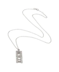 Pre-Owned Tiffany & Co White Gold Diamond Atlas Bar Pendant