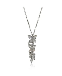 Pre-Owned Tiffany & Co Platinum Diamond Victoria Mixed Cluster Drop Pendant