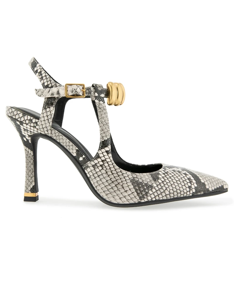 Kenneth Cole New York Women's Romi Ankle Hw Slingback Pumps