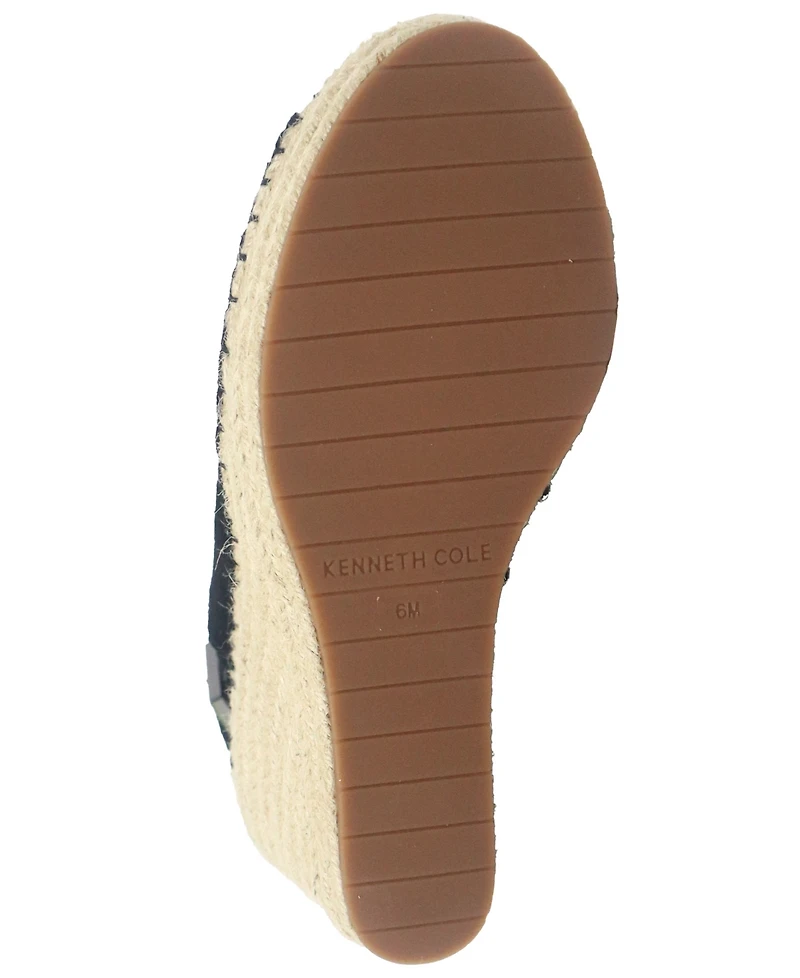 Kenneth Cole New York Women's Olivia Espadrille Peep-Toe Wedges