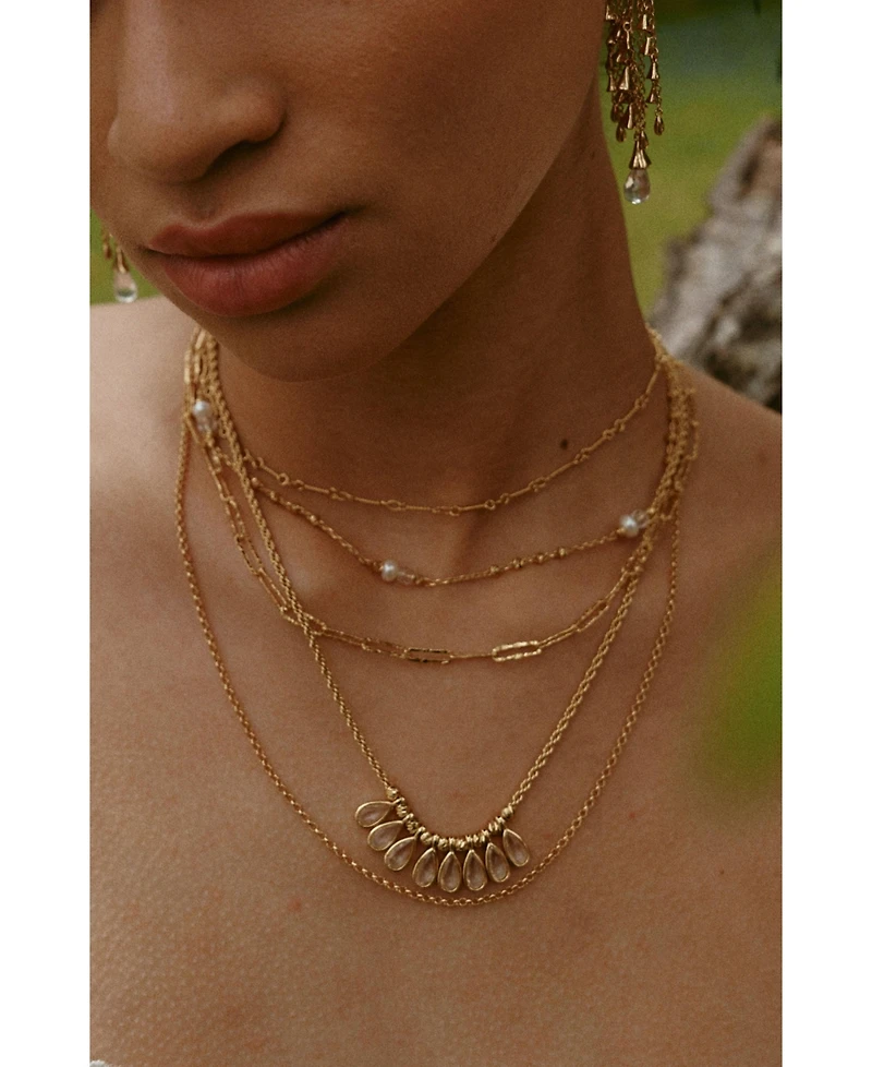 Retro Chic Aeolian Echo Drop Necklace