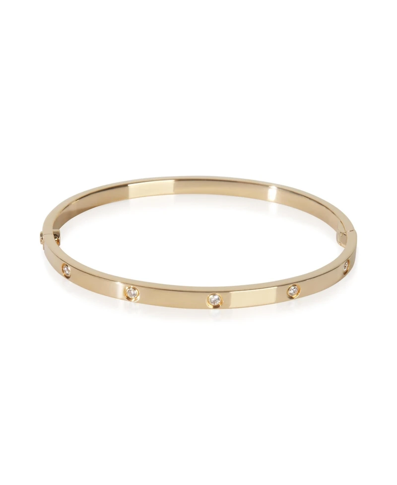 Pre-Owned Cartier Yellow Gold Diamond Small Model Love Bracelet