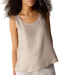 Eileen Fisher Women's Shimmer Scoop Neck Tank Top