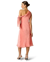 Woven Jacquard Midi Dress