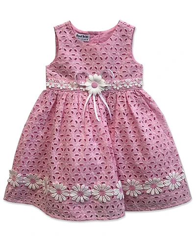 Blueberi Bouevard Baby Girls' Sleeveless Eyelet Dress