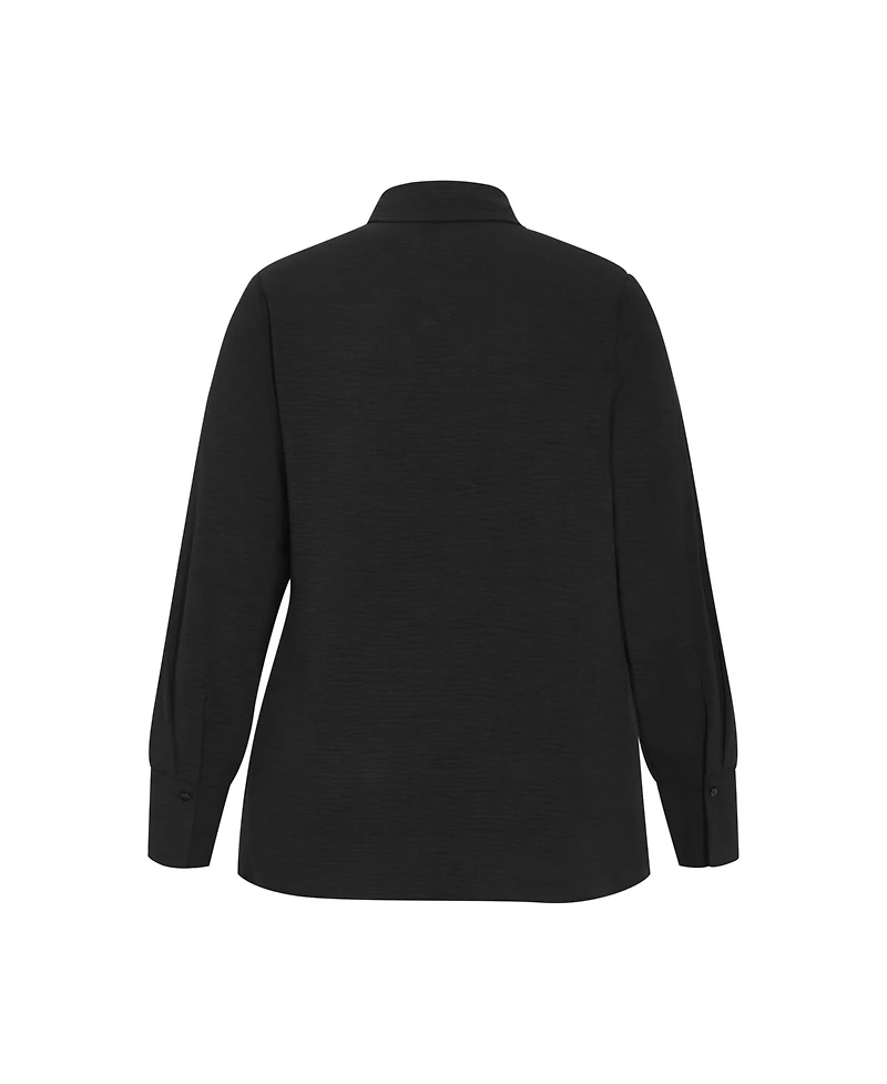 City Chic Women's Telia Side Tie Shirt