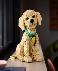 Lego Icons Golden Retriever Puppy Building Set 11384, 2102 Pieces