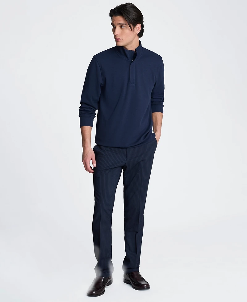 Kenneth Cole Men's Slim Fit Quarter Zip Sweater