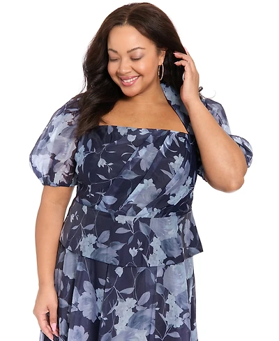 Muse Plus Square Neck Short-Sleeve Top