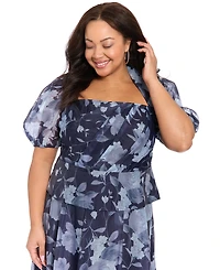 Muse Plus Square Neck Short-Sleeve Top