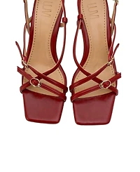 Prologue Shoes Women's Chaka Square Toe Stiletto Sandal