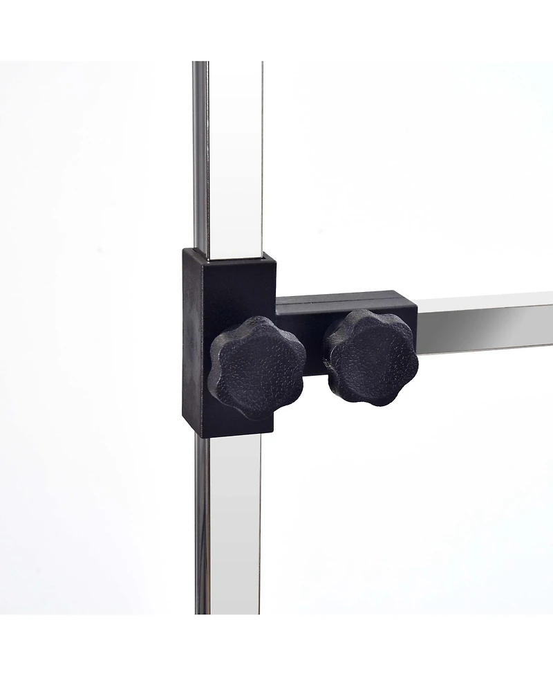 Aostirmotor 36" Folding Dog and Cat Grooming Table, Stainless Steel Top with Non-Slip Surface