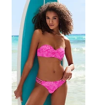 Lascana Women's Tropical Twist Bandeau Bikini Swimsuit Top Bra Sizing