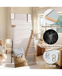 Homfan Full Length Mirror 71" x 31", Large Floor Mirror Free Standing, Full Body Mirror for Bedroom Living Room Gym, Mirror