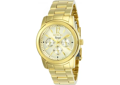 Invicta Women's 12551 Angel Quartz Chronograph Gold Dial Watch