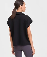 Id Ideology Women's Quarter-Zip Sleeveless Top, Macy's Exclusive