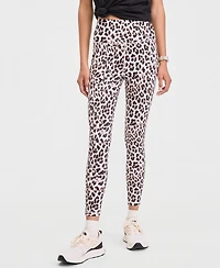Id Ideology Women's Cheetah-Print 7/8 Compression Leggings, Macy's Exclusive