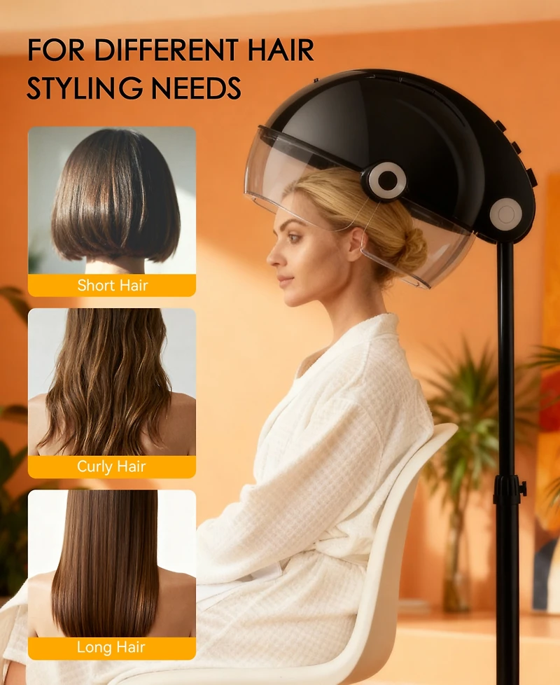 Sugift Bathroom Over the Toilet Floor Storage Organizer with Adjustable Shelves - White