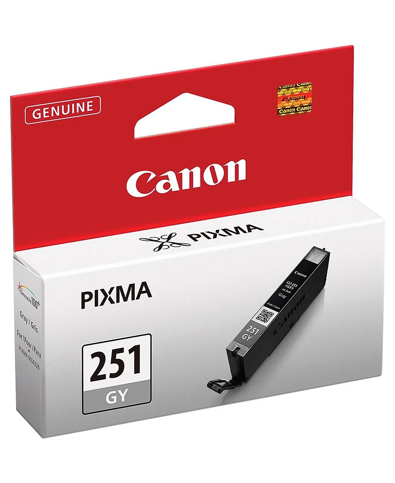 Canon Cli-251 Gray Ink Tank for iP8720, MG6320, MG7120, MG7520 Pixma Series Printers