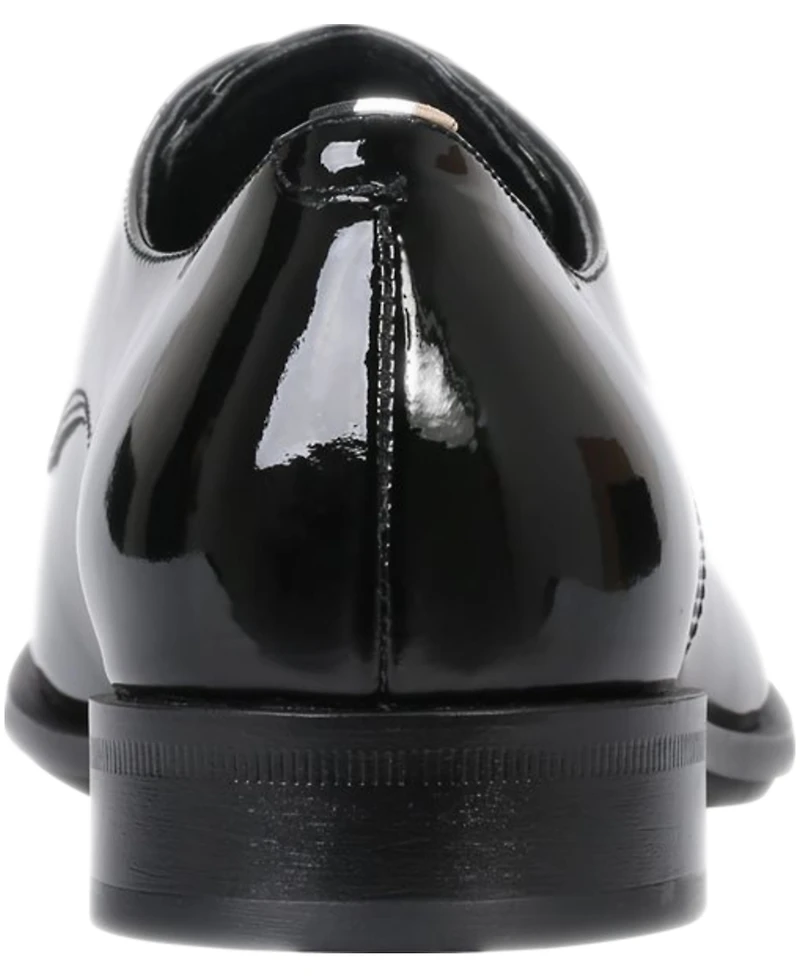 Boss by Hugo Men's Patent Leather Colby Printed Derby Dress Shoe