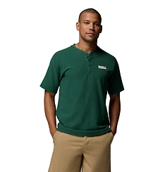 Columbia Men's Acker Rock Knit Short-Sleeve Henley Shirt