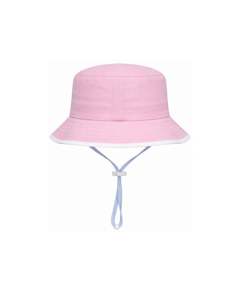 Bits & Bows Girls Little/Big Coastal Crest Bucket Hat