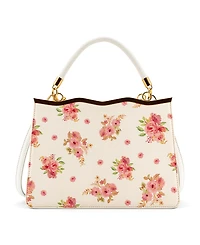 Like Dreams Camille Floral Top Handle Small Satchel Bag