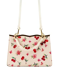 Like Dreams Cerise Top Handle Small Satchel Bag