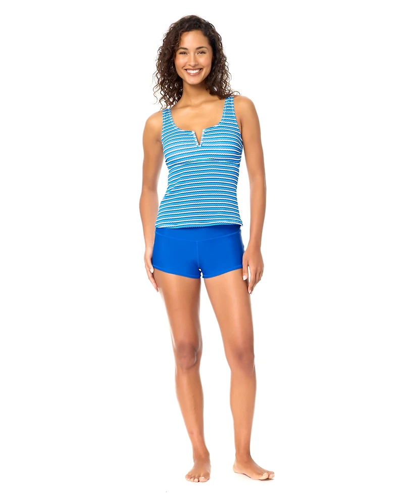 Raisins Women's Negril Stripe Tankini Top