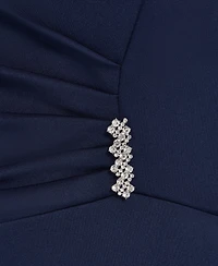 Jessica Howard Plus Short-Sleeve Midi Dress