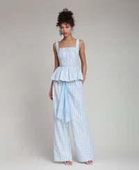 Avec Les Filles Women's Slouchy Wide-Leg Pants