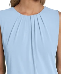 Calvin Klein Women's Pleated Crew Neck Cami Top