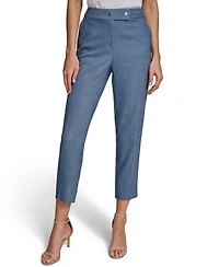 Calvin Klein Women's Mid-Rise Slim-Leg Pants