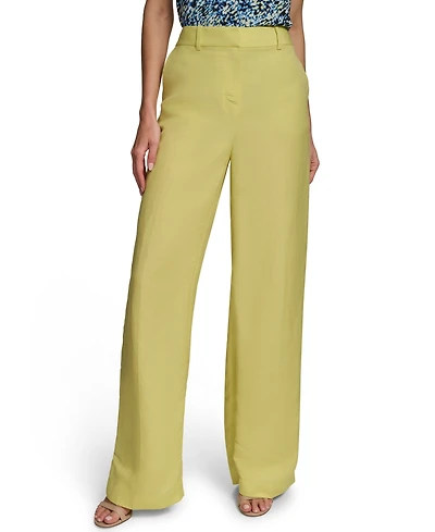Calvin Klein Women's Mid-Rise Wide-Leg Pants