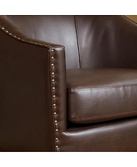Streamdale Furniture Streamdale Bonded Leather Club Chair
