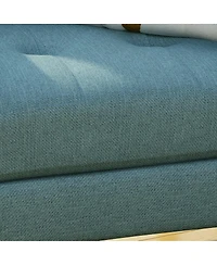 Streamdale Furniture Mid Century Fabric Channel Stitch Club Chair