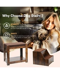 Aostirmotor Pet Bunk Bed with Removable Step – Multi-Level Window Perch with Cushion & Scratch Pad