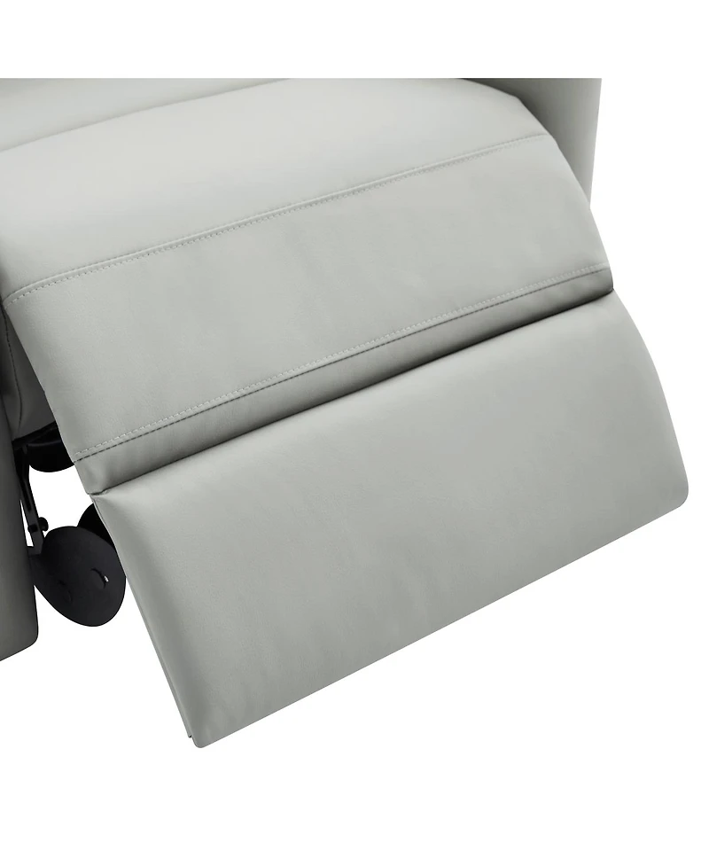 Streamdale Furniture Streamdale Modern 8-Point Massage Recliner with Heat & Storage