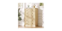 gaomon 5 Drawer Dresser for Bedroom, Tall Vertical Chest of Drawers